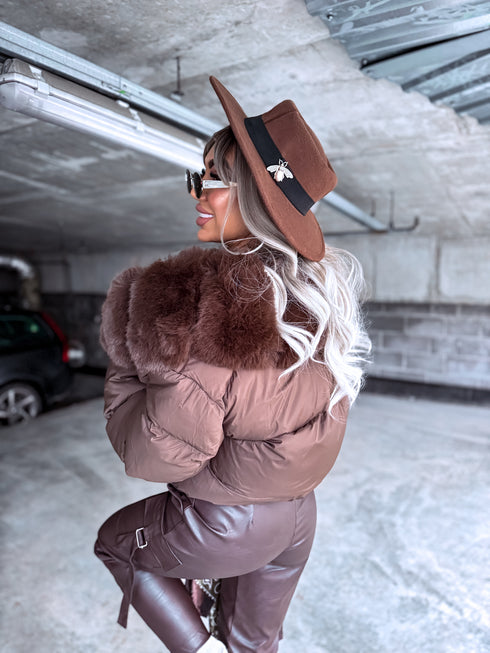 Pufinė viršutinė striukė "MARSS FC7611" - CHOCO